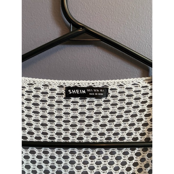 White mesh cardigan - Picture 3 of 4